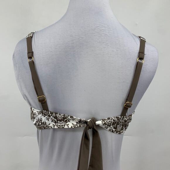 Tommy Bahama Bikini Top Womens XL Extra Large Multi Push Up Tie Back Padded - Picture 6 of 11